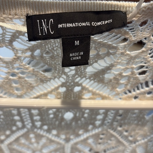 I.N.C. International Concepts Crochet Boho Long Cardigan - Picture 4 of 9